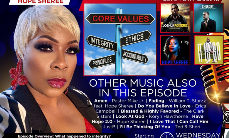 ADOH RADIO PRESENTS EP 202 – “WHERE O WHERE – IS YOUR INTEGRITY