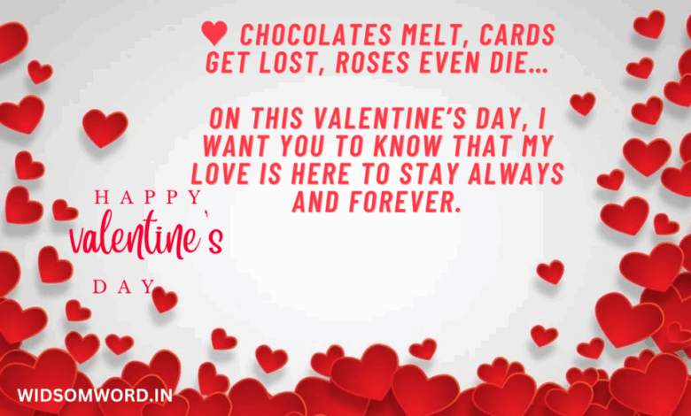 Happy Valentine’s Day 2025 Wishes- 50+ Romantic Valentines Day Wishes, Messages and Love Quotes to Share with your Partner –