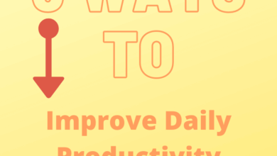 5 Ways to Bolster your Daily Productivity and Efficiency